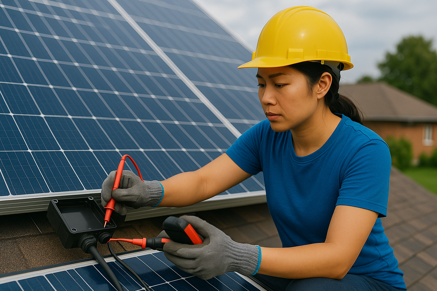 Solar Panel Repair illustration